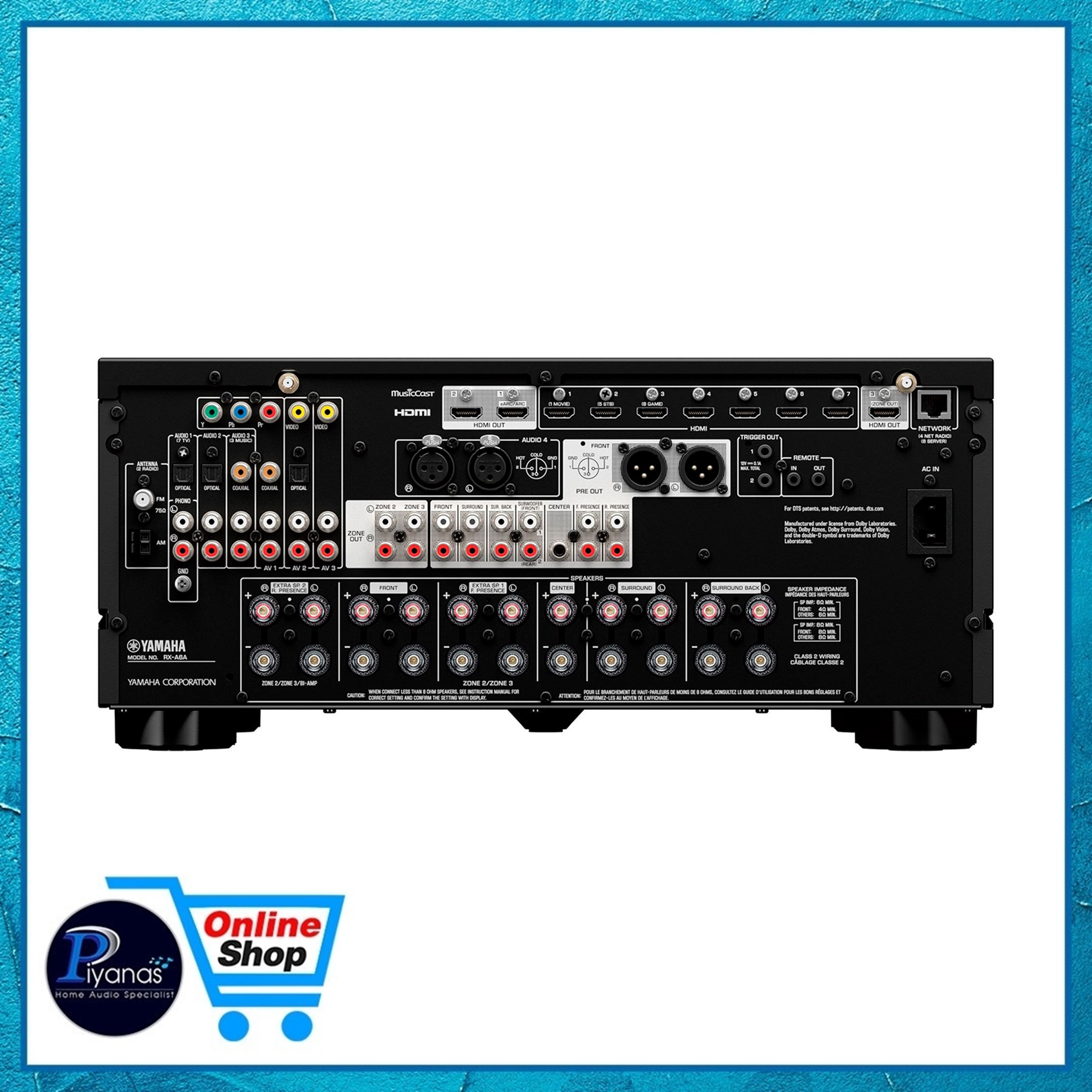 ตัวรับสัญญาณAV YAMAHA : RX-A6A (BLACK)_4